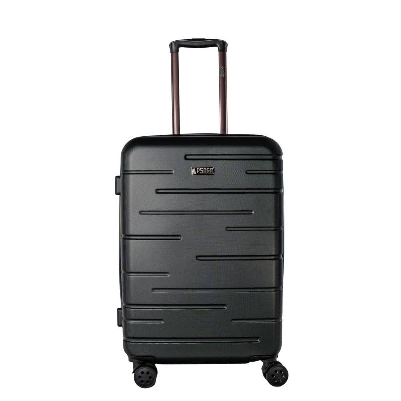 PSNGR - PSNGR Stripes Trolley M (66 cm) Erweiterbar - Black Koffer24 von PSNGR