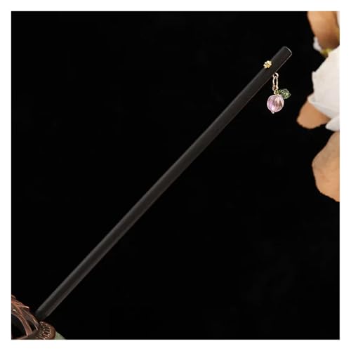 Damen Holz Haarnadel Handgefertigte Einfache Fee Stil Pan Hanfu Zubehör(Color05) von PSNKLMM