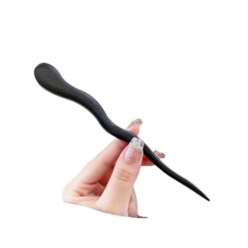 Frauen Holz Haarnadel Antiken Stil Gewölbte Haar Einfache Moderne Gefühl(Color03) von PSNKLMM