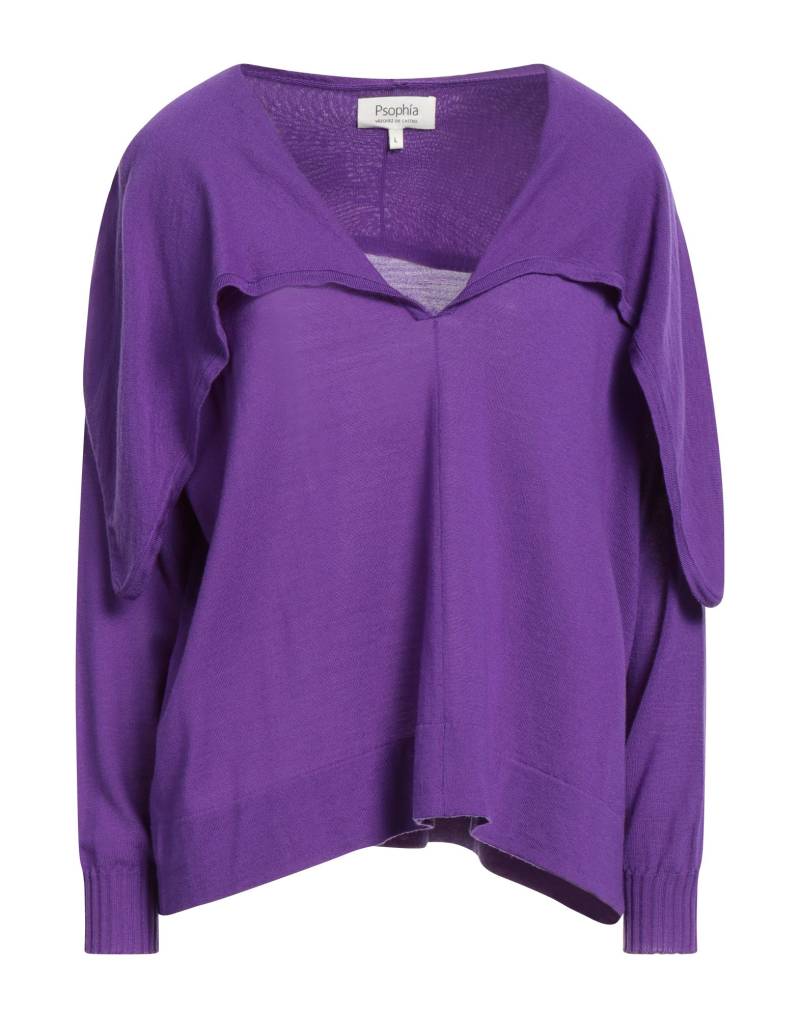 PSOPHĺA Pullover Damen Violett von PSOPHĺA