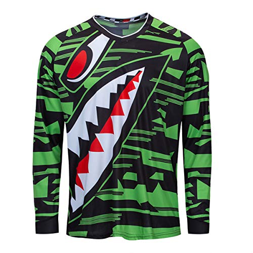 PSPORT Herren Mode Radtrikot Sommer Fahrrad Sportbekleidung MTB Trikot Tolle Geschenke Langarm Mountainbike Kleidung von PSPORT