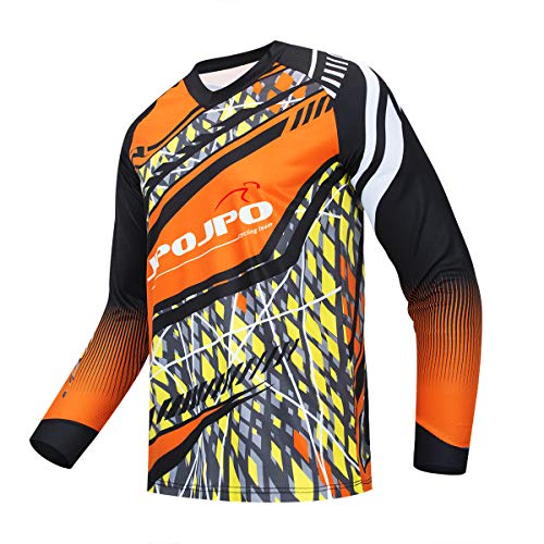PSPORT Herren Mode Radtrikot Sommer Fahrrad Sportbekleidung MTB Trikot Tolle Geschenke Langarm Mountainbike Kleidung von PSPORT
