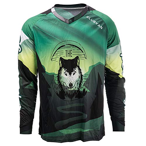 PSPORT Herren Motocross Jersey Langarm Motocross Shirt Herren Mountain Dirt Bike Jersey Downhill Reiten Racing Kleidung Tops, 2cd9503, XL von PSPORT