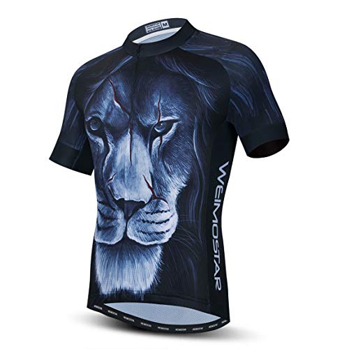 PSPORT Herren Radtrikot Kurzarm Fahrradbekleidung Atmungsaktiv MTB Shirt Sommer Mountainbike Kleidung schnell trocknend von PSPORT