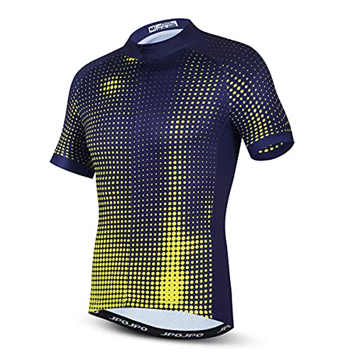 Radtrikot Herren Sommer MTB Shirts Rennrad Kleidung Männer Fahrradbekleidung Gr. Brust 110 cm = Etikett XXL, Cu5025 von PSPORT