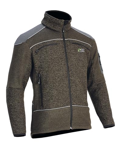 PSS Faserstrickjacke X-treme Arctic Grün meliert Größe XXL von PSS