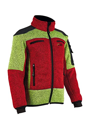 PSS Faserstrickjacke für Kinder X-treme Arctic Kids Gelb/Rot Gr. 98-104 von PSS