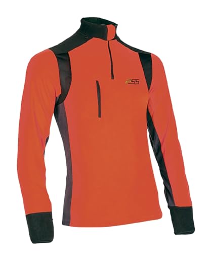 PSS Fleeceshirt X-Treme Polar Orange/Grau Größe 3XL von PSS