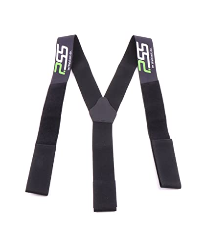 PSS Hosenträger, Klettverschluss, Schwarz, Einheitsgröße von PSS