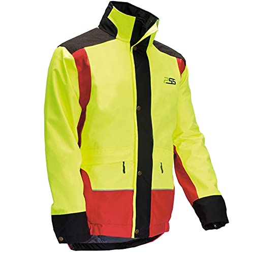 PSS Regenjacke X-Treme Rain - Wasserdichte Regenjacke für die Drückjagd - Wasserfeste Jagdjacke Herren - Arbeitsjacke für die Waldarbeit , Größe:XL von PSS