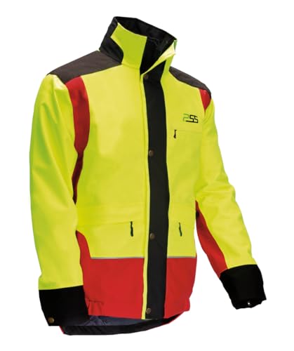 PSS Regenjacke wasserdicht X-treme Rain Gelb/Rot Gr. 3XL von PSS