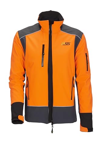 PSS Softshelljacke X-treme Shell Orange/Grau Gr. L von PSS
