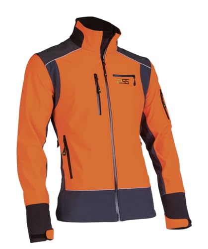 PSS Softshelljacke X-treme Shell Orange/Grau Größe L von PSS