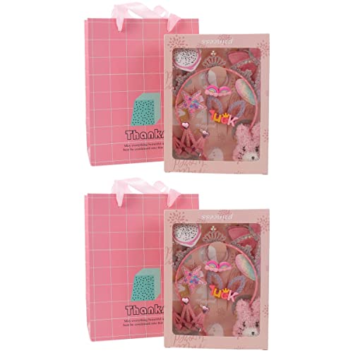 1 Set Halter Kdis Hair Pink Supplies Geburtstagsdeko Haarnadel Kopfschmuck Kleine Kinder Party Geschenk Weihnachten Kinder Niedlich von elastischen Kindertaschen Kleinkinder Handwerk Mädchen Haarbände von PSVOD