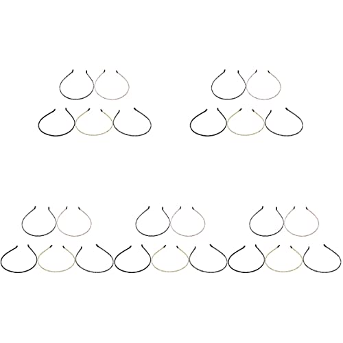 10 Stück Stirnbandpflege und dünne Mädchen Beauty Accessoires Hoop Einfache Schleife Non Lady Frauen verwenden tägliche Dekoration Satin Stirnbänder dünn for Yoga Stoff Haar Slip Gesicht Schönheit ( C von PSVOD