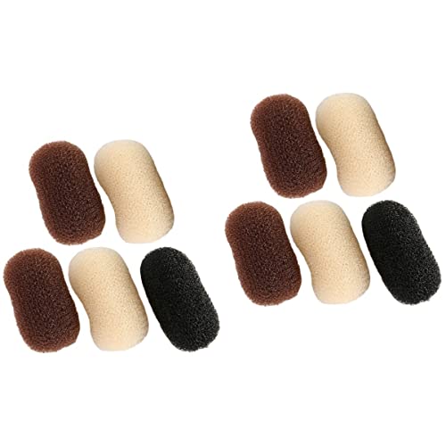 25 Stück Insert Mixed Female Bun Compact Girls Height Tool Polsterung Zubehör Haarnadeln Clip Pads Beehive Color Invisible Pad Bump Volume Hair Up Girl Women Updo Clips Back silber (Color : Assorted von PSVOD