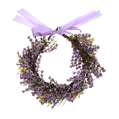 Braut Blumenkranz Stoff Blume Krone Hochzeit Gypsophila Stirnband Kopfschmuck Haarschmuck for Frauen Mädchen Schönheit von PSVOD