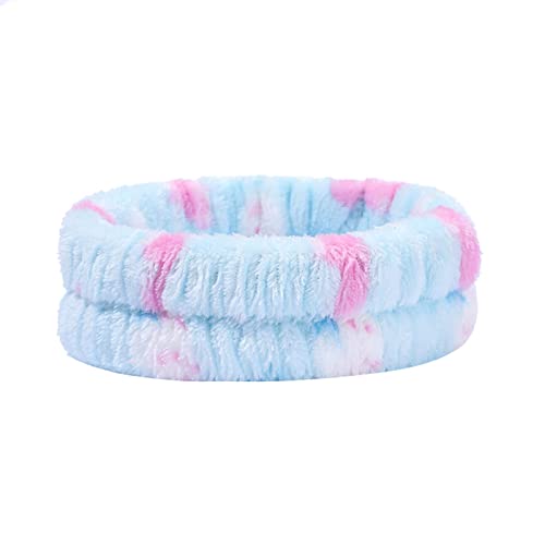 Damen Damen elastisches Stirnband Band Bowknot niedlicher Kopf Haarschmuck Herren sportliches Stirnband Schönheitr (Color : Sky Blue, Size : Taille unique) von PSVOD