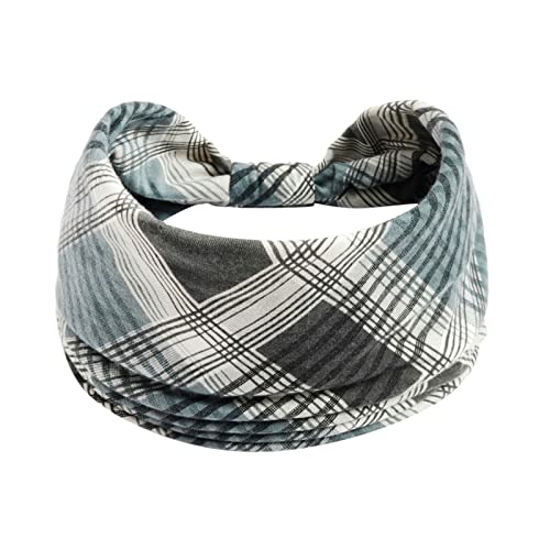 Frauen Elastisches Stirnband Haar Stirnband Damen Yoga Hijab Übung Wicking Stirnband Elastische Haarbänder for Frauen Schönheitr (Color : Gray, Size : Taille unique) von PSVOD