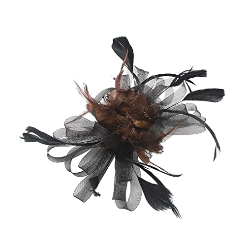 Frauen-Foto-Blumen-Haar-Verzierungs-Verein-Kopfschmuck-Mann-Sport-Zubehör Schönheit ( Color : Coffee , Size : Taille unique ) von PSVOD