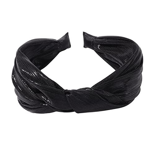 Geknotete Stirnbänder for Frauen Stickerei Top Knoten Stirnband Knoten Stirnband breite Stirnbänder for Frauen Haarband Twist Knoten Haarwickel Mode Haarperle Haarspangen for Frauen unter 5 Jahren Sch von PSVOD