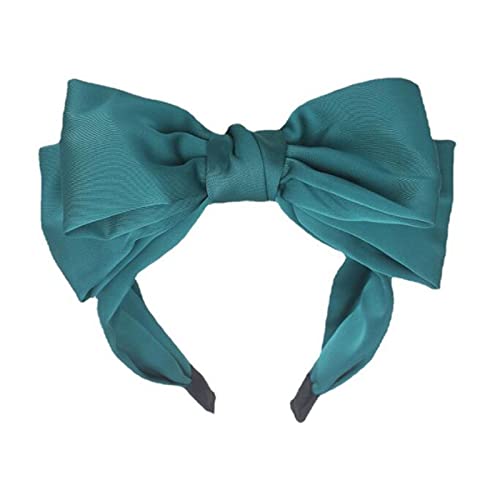 Haarspangen Damen Stirnband Double Layer Big Butterfly Knot Haarband Solid Color Stirnband Haarschmuck Schönheit von PSVOD