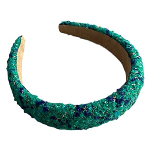 Haarspangen Damen-Stirnband mit breiter Krempe, weiches, elastisches Stirnband silber von PSVOD