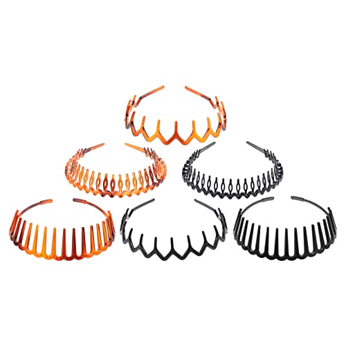 Kamm-Stirnbänder mit Zickzack-Haar-Stirnband-Kamm-Stirnband-Sportstirnband Wide Teeth Non- Schönheit von PSVOD