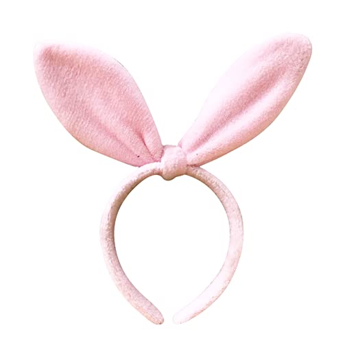 Und Haarband Haarband Kinder Erwachsene Ohr Osterhase Zubehör Stirnband Haar Heardband Herren Stirnbänder silber (Color : B, Size : Taille unique) von PSVOD