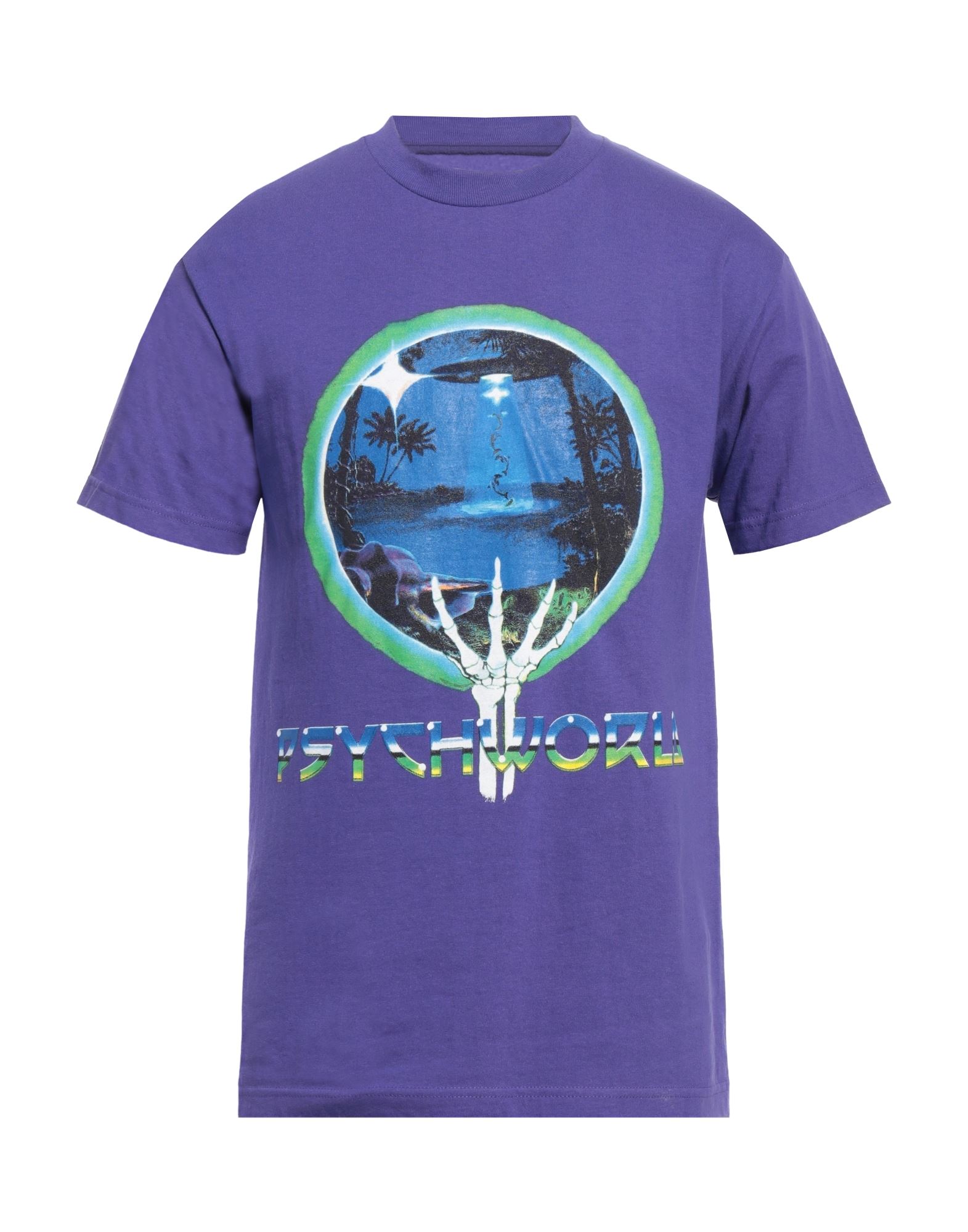 PSYCH WORLD T-shirts Herren Violett PSYCH WORLD T-shirts Herren Violett von PSYCH WORLD