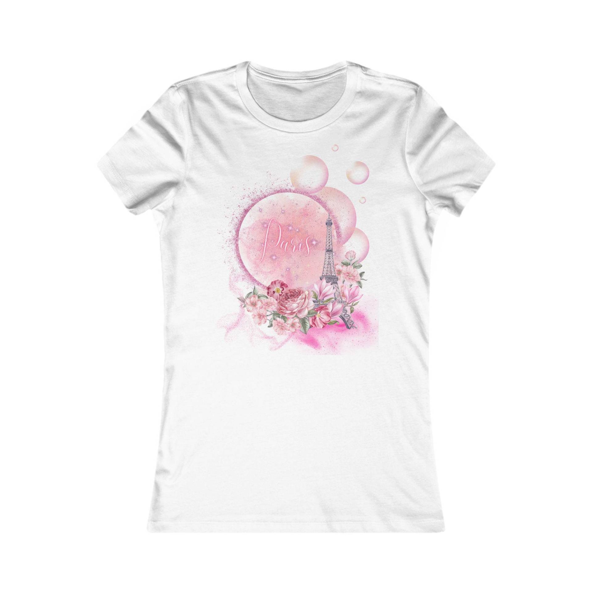 Paris Magic T-Shirt - Geschenk Für Sie, Pariser T-Shirt, Stadtliebhaber Shirt, Bubble Glitter Mode Geschenkidee von PSdotGraphicDesign