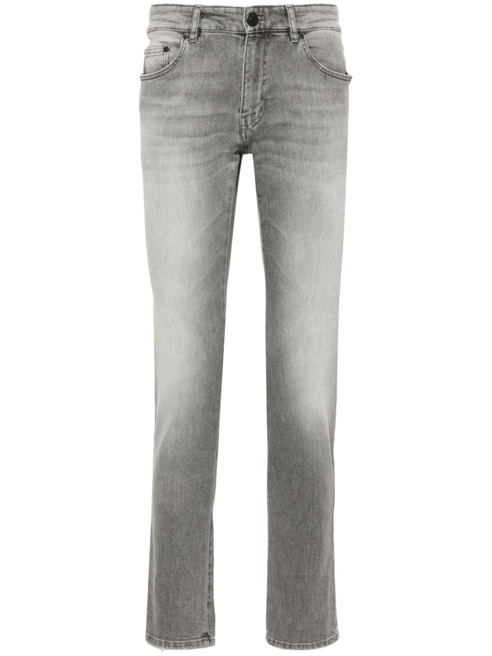 PT Torino Halbhohe Slim-Fit-Jeans - Grau von PT Torino