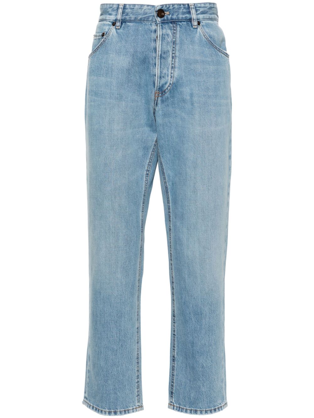 PT Torino Halbhohe Rebel Straight-Leg-Jeans - Blau von PT Torino