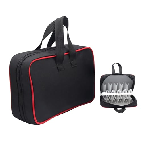 PTILSERY Angelköder-Organizer, tragbare Angelausrüstungsbox, Holz, Garnelen, Ködertasche, wasserdicht, faltbar, Tintenfischköderbox PTILSERY Angelköder-Organizer, tragbare Angelausrüstungsbox, Holz, Garnelen, Ködertasche, wasserdicht, faltbar, Tintenfischköderbox von PTILSERY