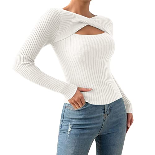 Damen GroßE GrößEn Oberteil Langarmshirt Damen Activewear-Langarm Tunika Damen Damen Casual Gedruckt Unregelmäßige Off Shoulder Panel Heißes Stempeln Langarm T-Shirt Shirt Damen Blusen Tun von PTLLEND