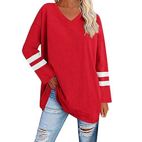 Damen Tshirt Lang V Ausschnitt Damen Sexy Top Scharzes Top Langes Shirt Damen Jeansbluse Damen Kurzarm Pufendorf Print Bench Tshirt Damen Oversize Tshirt Damen Vintage Braun Top Damen T von PTLLEND