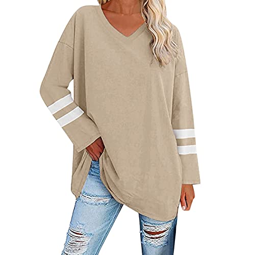 Damen Tshirt Lang V Ausschnitt Damen Sexy Top Scharzes Top Langes Shirt Damen Jeansbluse Damen Kurzarm Pufendorf Print Bench Tshirt Damen Oversize Tshirt Damen Vintage Braun Top Damen T von PTLLEND