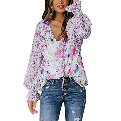 PTLLEND Blusenbody Kurzarm Tunika Gr 46 Bluse Kurzarm Festliche Oberteile Lange Hemdbluse Weiss Tops Schwarz Blusenstoff Meterware Viskose Blumen Tunika Bluse Große Größen Obert von PTLLEND