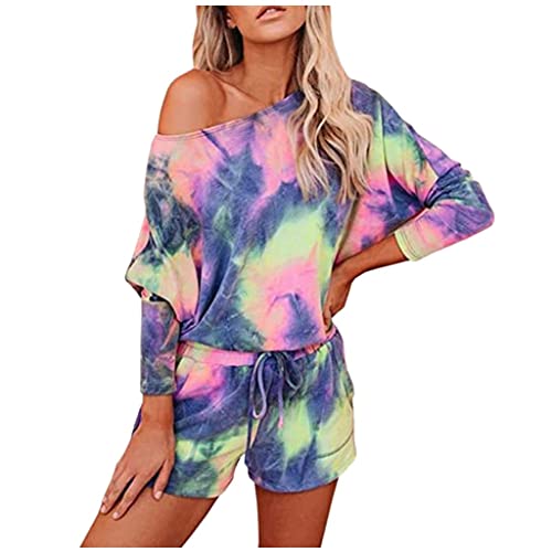 PTLLEND Damen Nachthemd Kurzarm Oversize Shirt Damen Sommer Long Sleeve Tshirt Men Frauen Casual Blusen Langarm Katze Druck O-Neck Hemd Bluse Große Größen Top Elegant Oberteil Longsleeve Freizeitto von PTLLEND