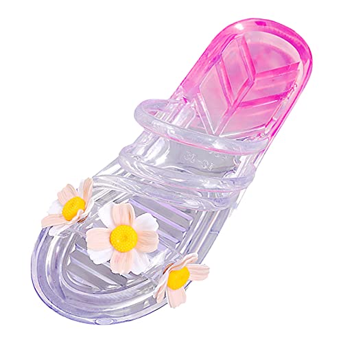 PTLLEND Damen Sandalen Sommer Gummiband Flache Glitzer Zehentrenner Offene Slingback Sommerschuhe Boho Sandalen TRiemen Bohemia bequem wedges damen keilabsatz strandsandplateauschuhe ortopädichesch von PTLLEND