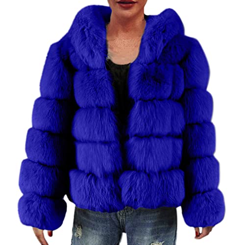 PTLLEND Langarm Umlegekragen Einfarbig Trenchcoat KapuzeWintermantel funktionsjacke damen 3 in 1 leder jacken damen mit pelz jacken damen übergrößen von PTLLEND