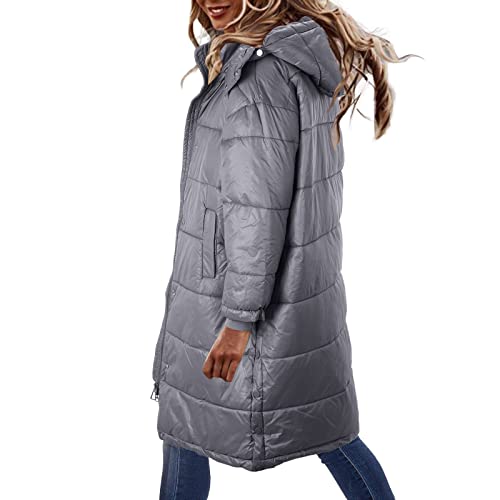 PTLLEND Outdoor Längere Light Damen Wintermantel Damen winterjacken für damen jacken damen sale übergang jacken damen sale übergang lang von PTLLEND