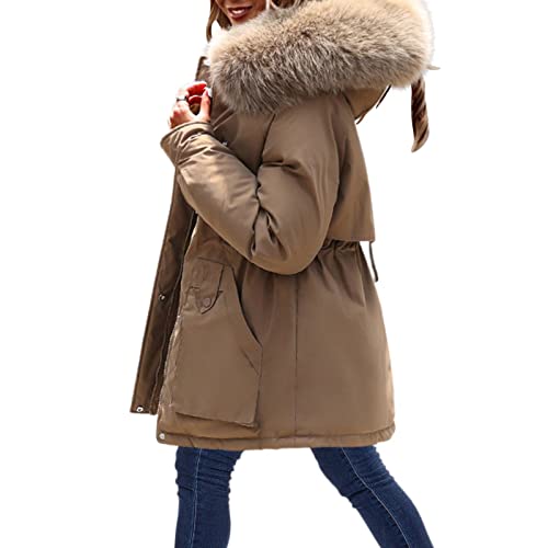 PTLLEND Outdoorjacke Damen Winter Ärmellose trenchcoat damen winter herbst jacken für damen westen damen mit kapuze von PTLLEND