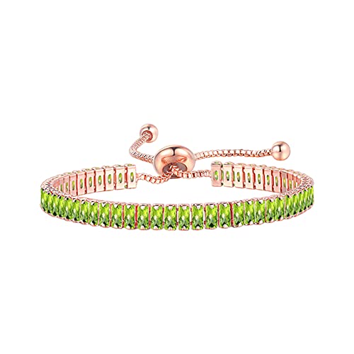 PTLLEND Watch Fit Armband Armband-Armband-Schiebegeschenk-Tennis-Hochzeits-Frauen-Armbä Armbänder Gummi Damen (green, One Size) von PTLLEND