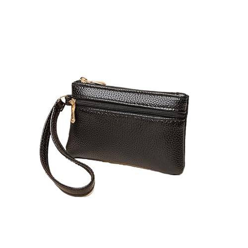 2 Stück Damen Klein Geldbörse PU Leder Kartenetui Kleine Portemonnaie PU Geldbeutel Coin Purse Wallet Münzbeutel Münzbörsen Klein Mit Reißverschluss Vintage Mode Schlüsselbörse Brieftasche Geldbeutel von PTNKUIIY