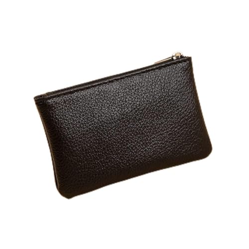 2 Stück Mini Geldbörse für Damen Herren Mini Geldbeutel aus PU Leder Kleine Portemonnaie Coin Purse Münzgeldbörse Münzbeutel Schlüsseletui Coin Purse Wallet Mit Reißverschluss Kurz Vintage Mode von PTNKUIIY