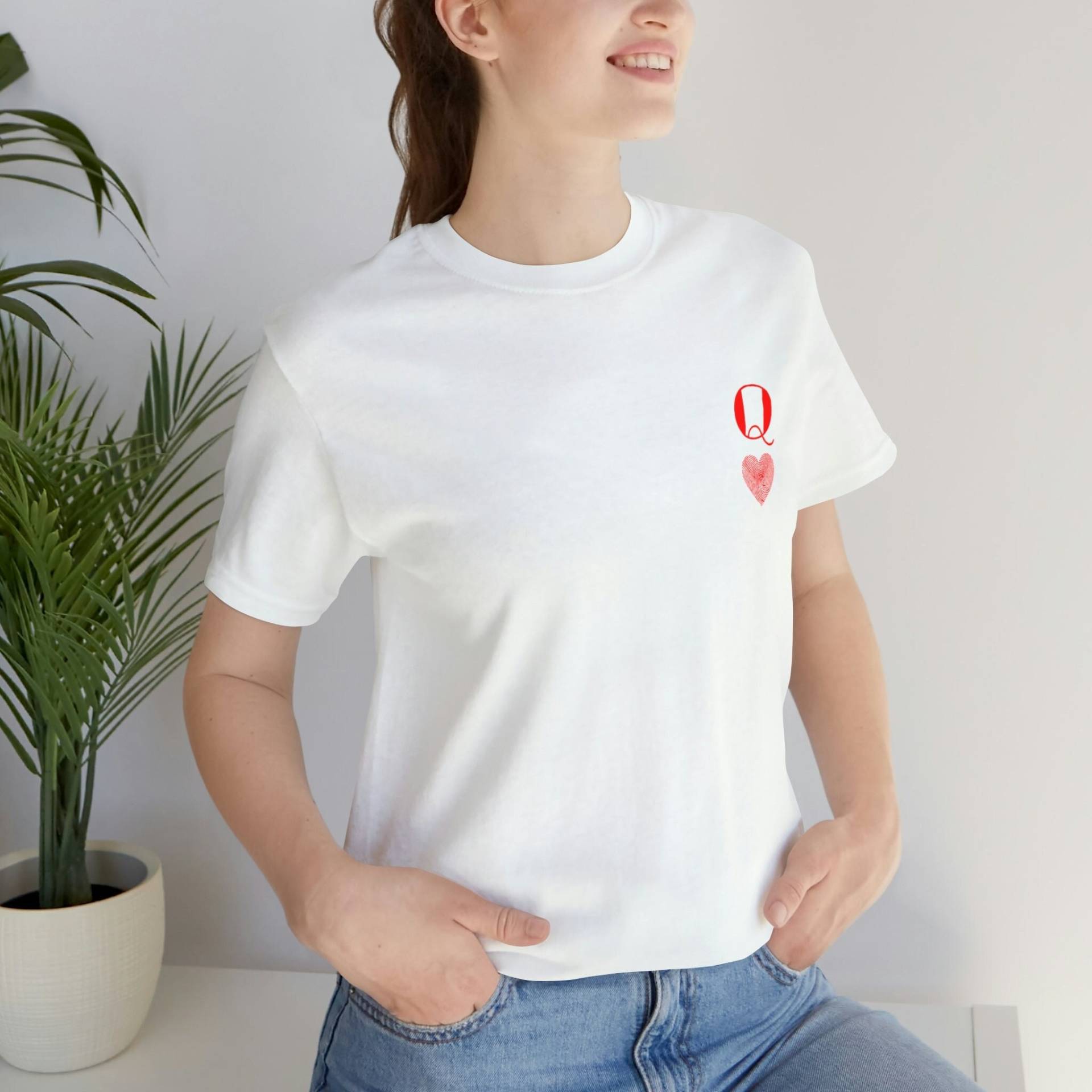 Valentinstag Shirt, Geschenk Für Sie, Ihn, K Und Q Shirt Zum Jahrestag von PTouchCo