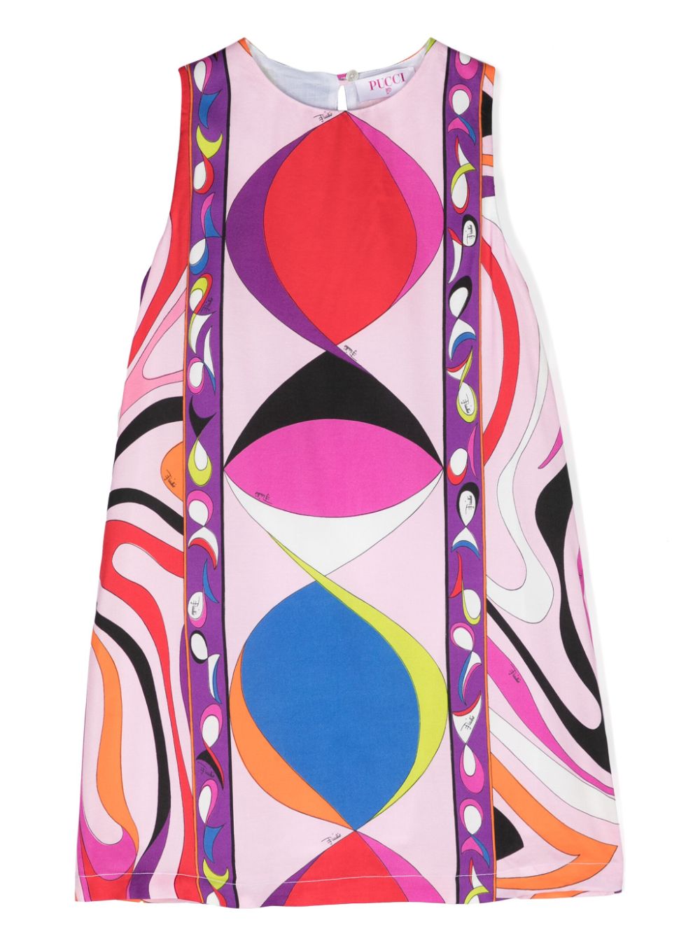 PUCCI Junior Kleid mit Iride-Print - Rosa von PUCCI Junior