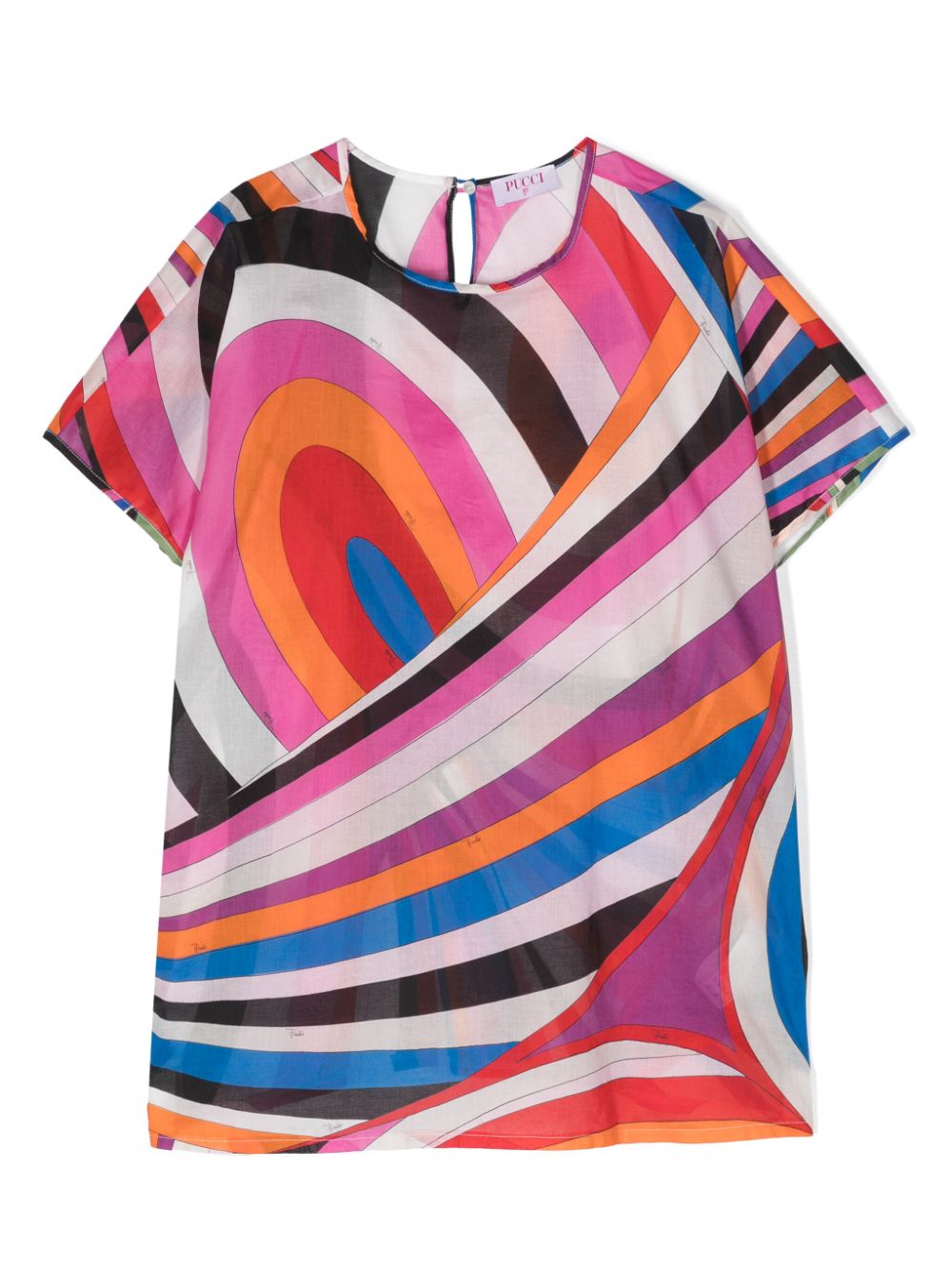 PUCCI Junior Kaftan mit Iride-Print - Rosa von PUCCI Junior