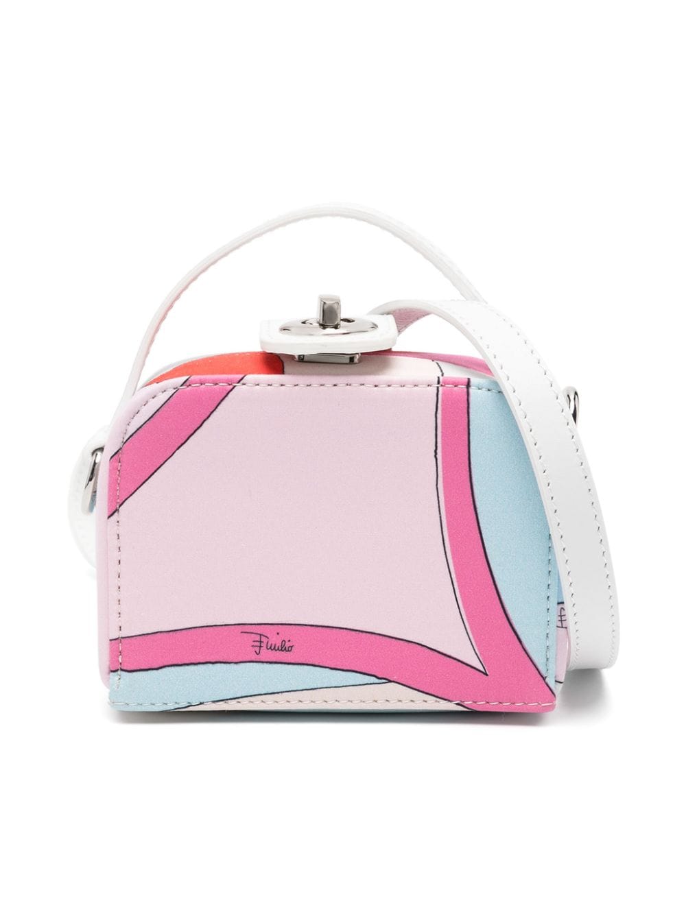 PUCCI Junior Schultertasche mit Iride-Print - Rosa von PUCCI Junior